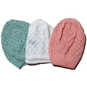 3 Lightweight Beret Beanies for Women